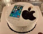 Apple I phone Cake