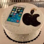 Apple I phone Cake