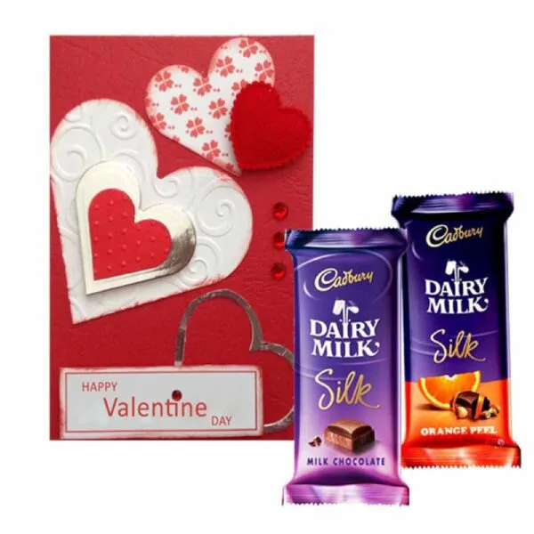 Valentines Card Silk Combo 00975