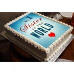 RAKHI PHOTO CAKE FOR SISTER