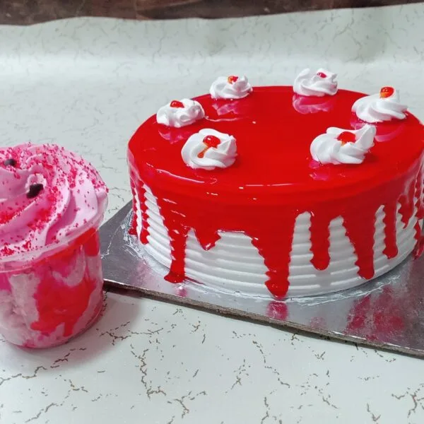Free Strawberry Mousse with..