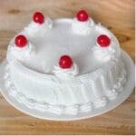 Fresh Vanilla Cherry Cake 1 Kg