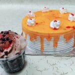 Free Chocolate Mousse With Orange Cake