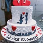 Engagement Special Durgapur Cake