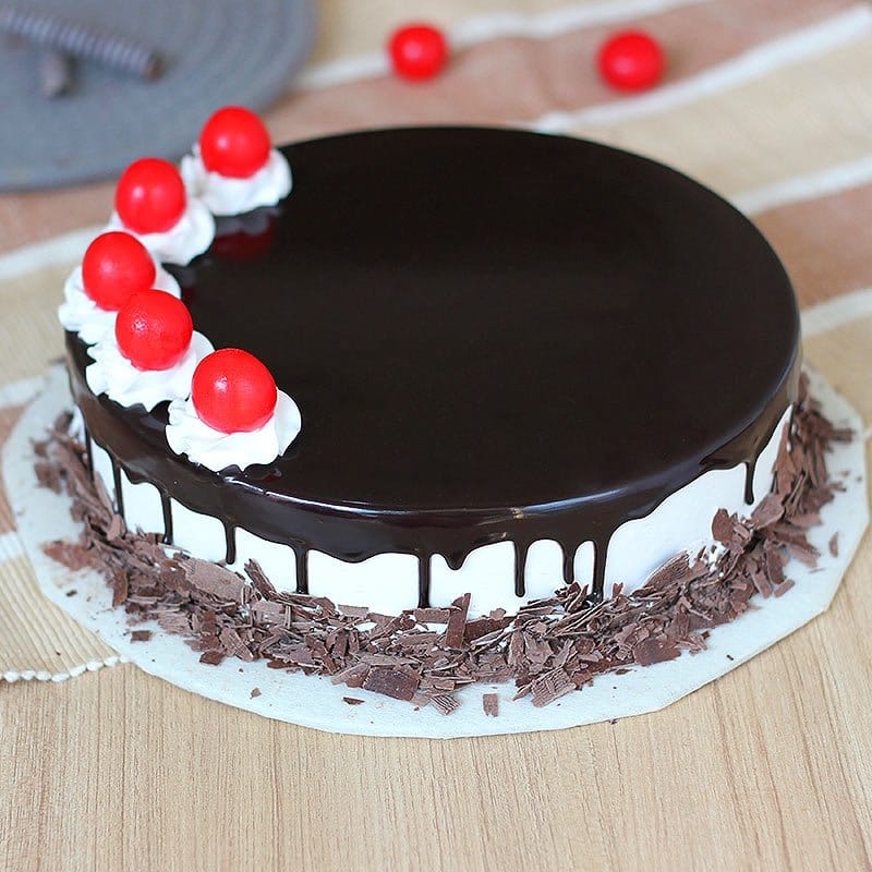 Newly Black Forest Delight 1 Kg - Durgapur Cake Delivery Shop.