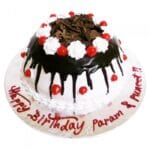 1KG GERMAN BLACKFOREST CAKE (EGGLESS 100% PURE VEG)