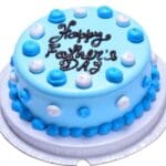 Father's Day Blue Pineapple Cake