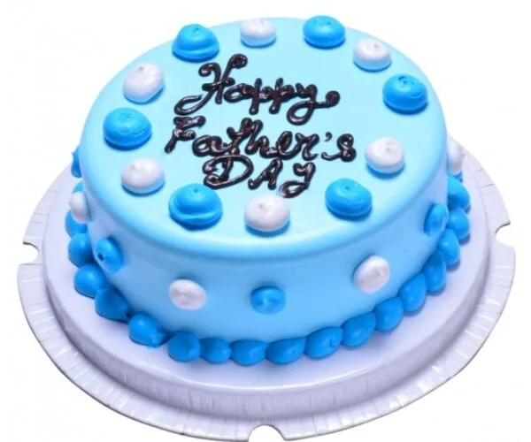 Father's Day Blue Pineapple Cake