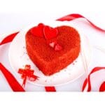 Red Velvet Heart Cake 1 KG