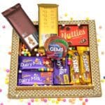 Mixed Chocolates in a Decorated Tray
