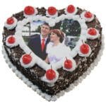 Heart Photo Cake