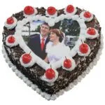 Heart Photo Cake