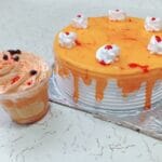 Free Pineapple Mousse With Orange Cake