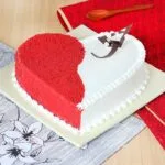 Heart Love Red Velvet Cake 1 kg