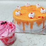 Free Strawberry Mousse With Orange Cake