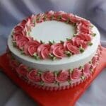 Fresh Cream Strawberry Vanilla Cake